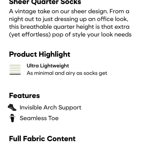 Bombas Sheer Quarter Socks – 3-Pack (Pomegranate Pack) | NWT - Picture 4 of 4